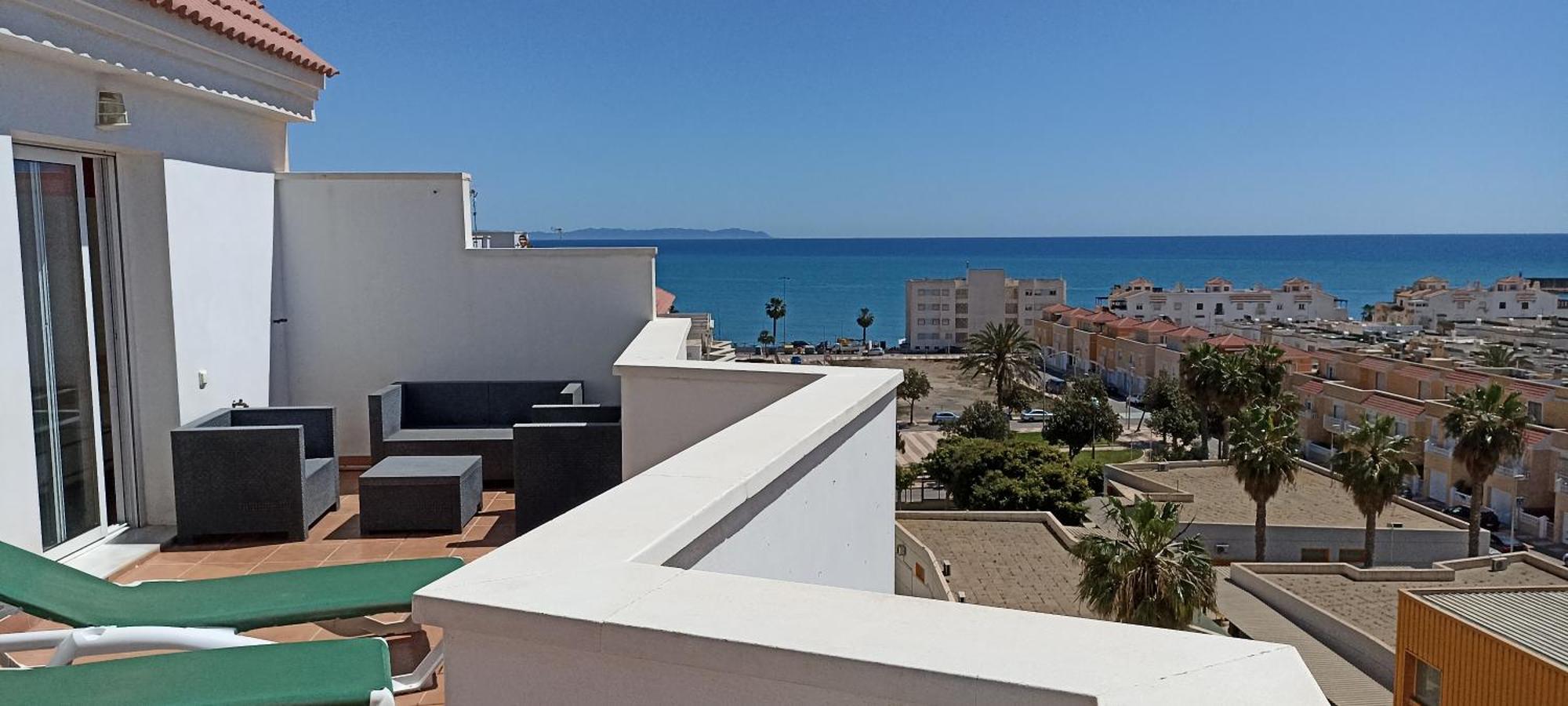La Perla Azul Playa - Terraza Al Sol Apartment Roquetas de Mar Ruang foto