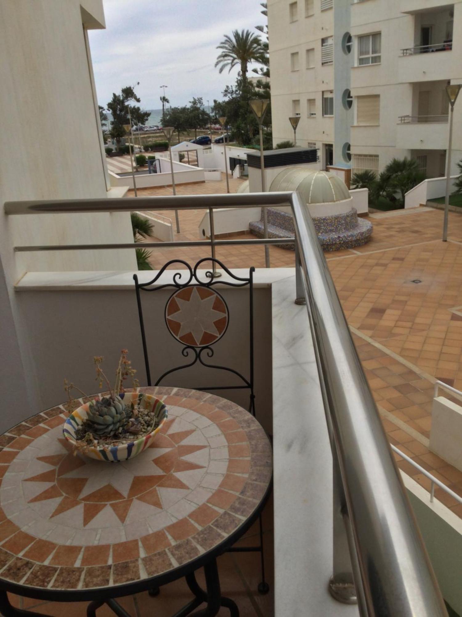 La Perla Azul Playa - Terraza Al Sol Apartment Roquetas de Mar Bagian luar foto