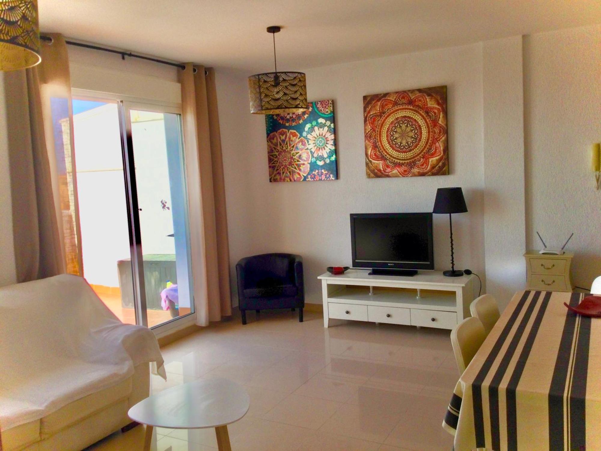 La Perla Azul Playa - Terraza Al Sol Apartment Roquetas de Mar Ruang foto